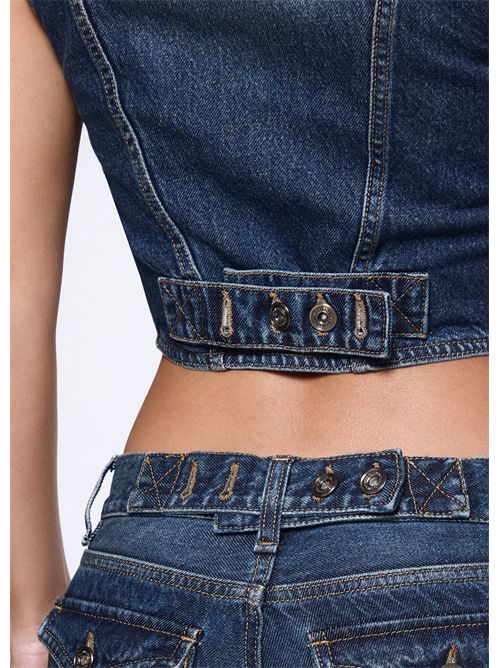 Gilet in denim LIU JO | UF6502D0398/79158